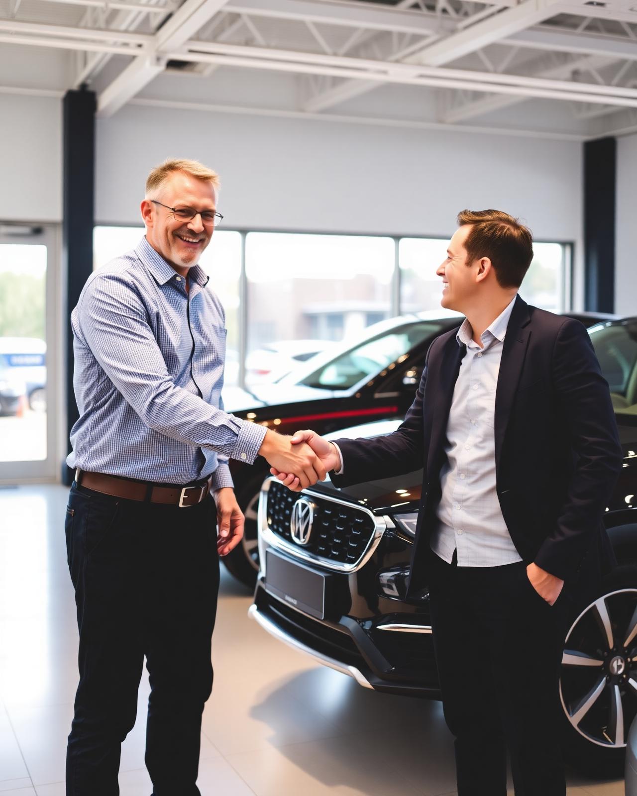 Klant bij Ten Velde Auto's
